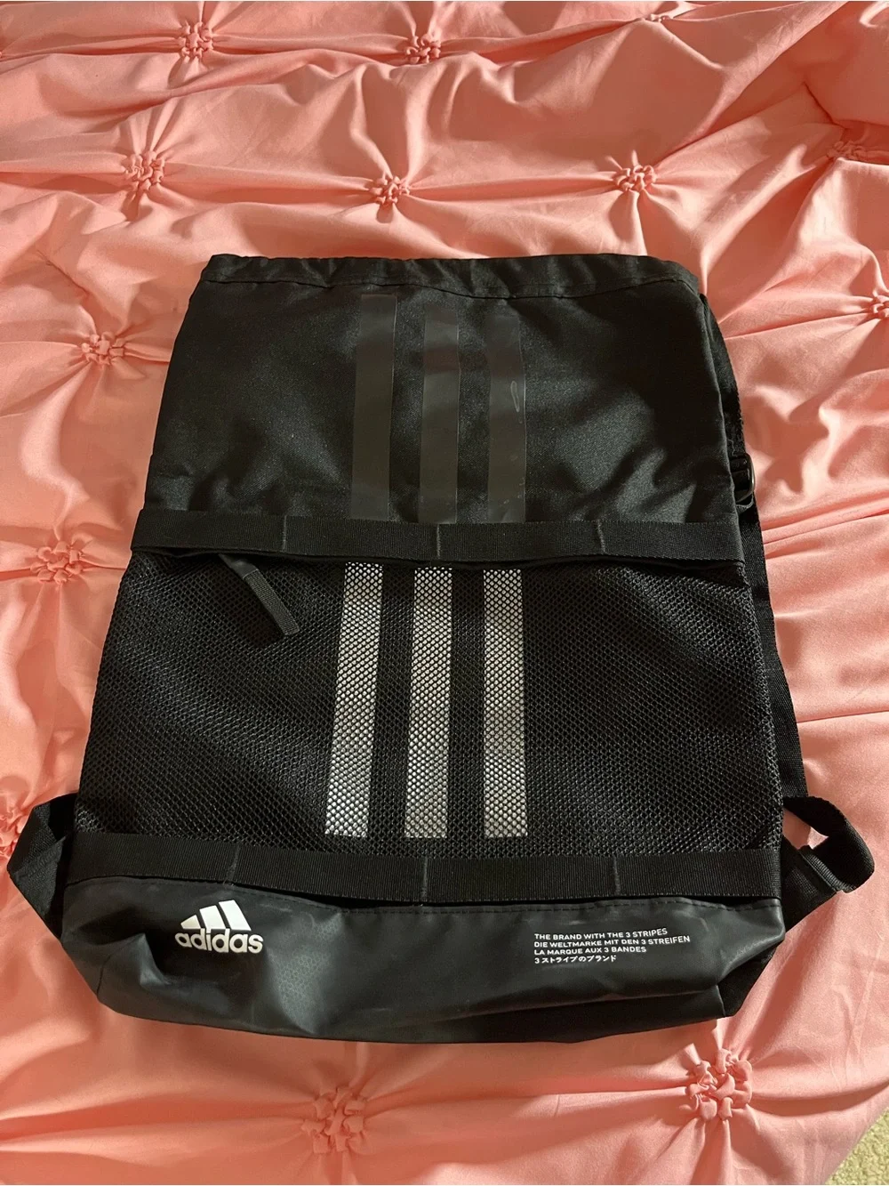 Adidas Black Blocked Sacpack Bag
